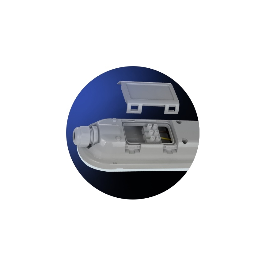 LED lysrör arbetsbelysning LIMEA GIGANT LED/38W/230V IP65 1190mm svart