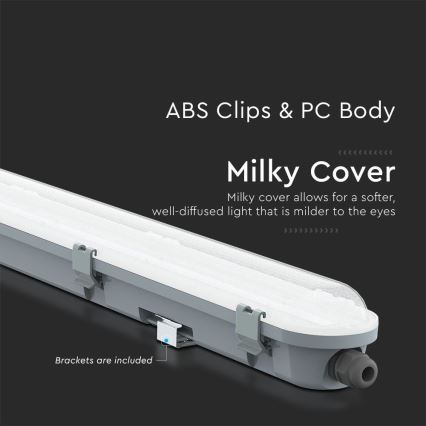LED lysrör arbetsbelysning  M-SERIES LED/48W/230V 4000K 150cm IP65