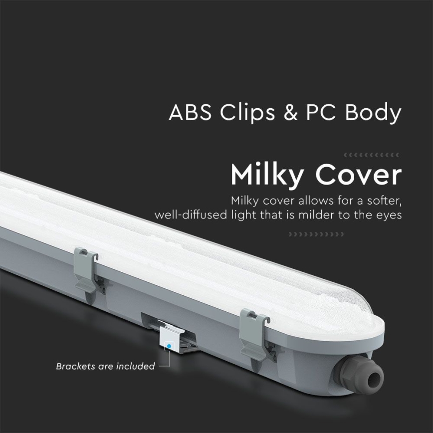 LED lysrör arbetsbelysning  M-SERIES LED/48W/230V 4000K 150cm IP65