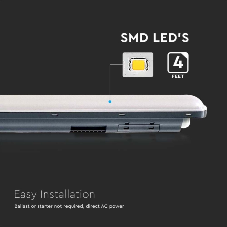 LED lysrör arbetsbelysning X-SERIES LED/36W/230V 6500K IP65 120 cm