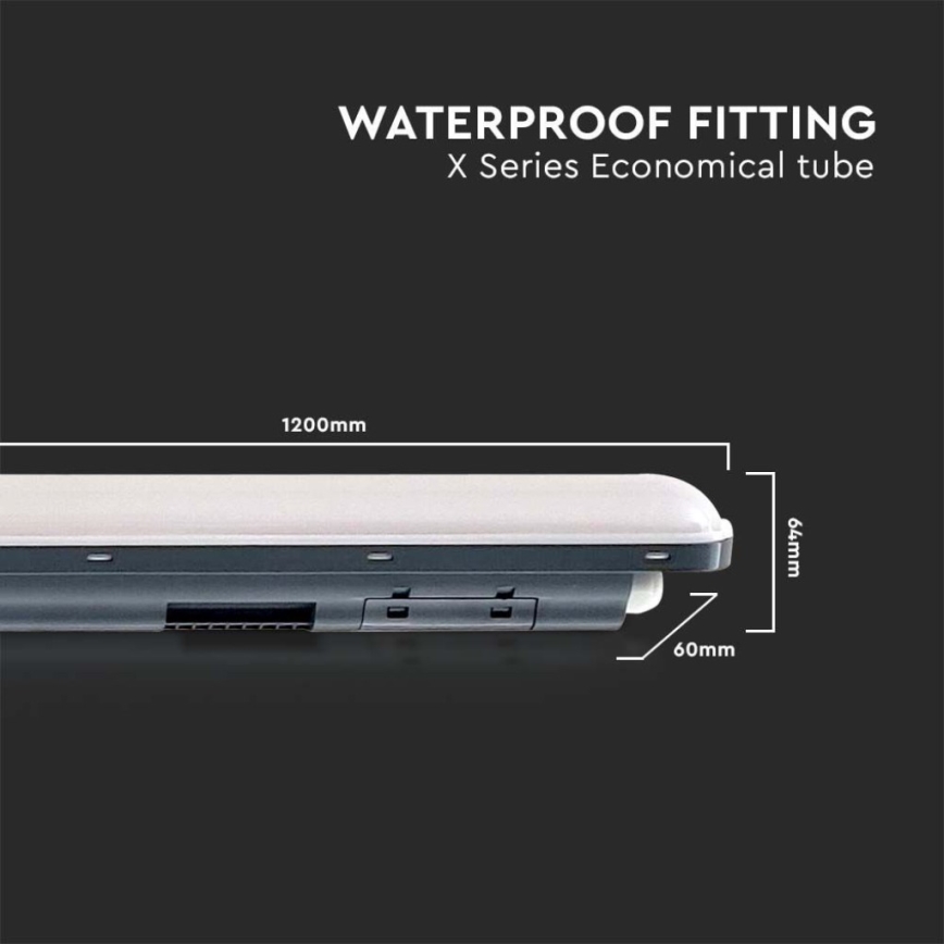 LED lysrör arbetsbelysning X-SERIES LED/36W/230V 6500K IP65 120 cm