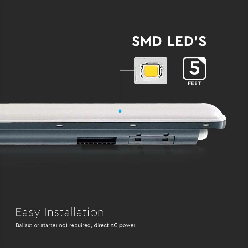 LED lysrör arbetsbelysning X-SERIES LED/48W/230V 6500K 150 cm IP65