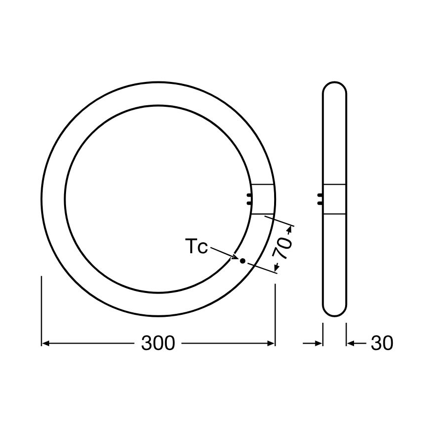 LED lysrör G10q/18,3W/230V 3000K - Osram