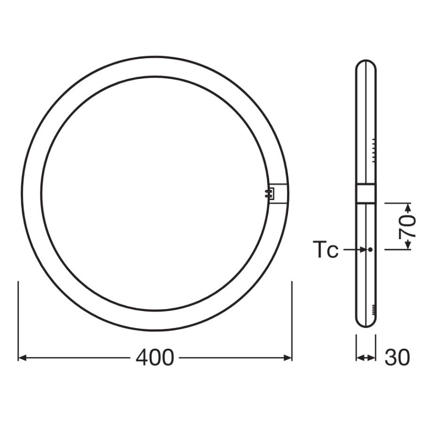 LED lysrör G10q/24W/230V 6500K - Osram