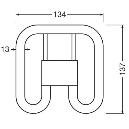 LED Lysrör GR8/7W/230V 3000K - Osram