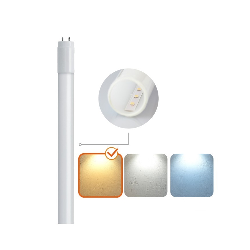 LED lysrör T8 G13/18W/230V 3000K 120 cm