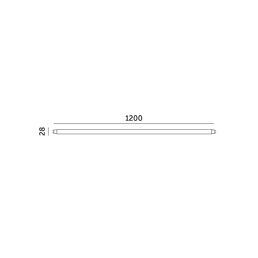 LED lysrör T8 G13/18W/230V 6500K 120 cm