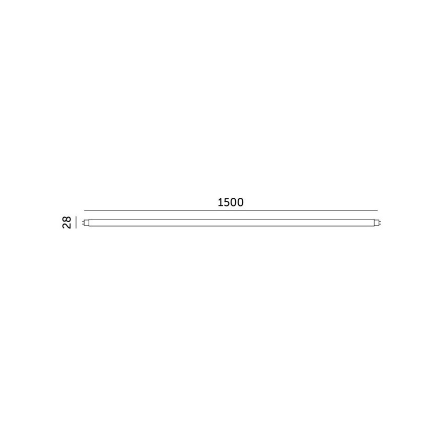 LED lysrör T8 G13/22W/230V 6500K 150 cm