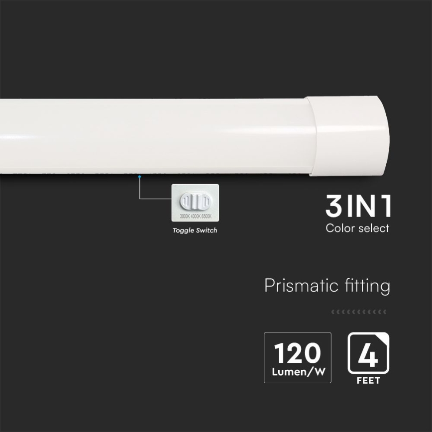 LED Lysrörsbelysning LED/40W/230V 3000/4000/6500K 116 cm