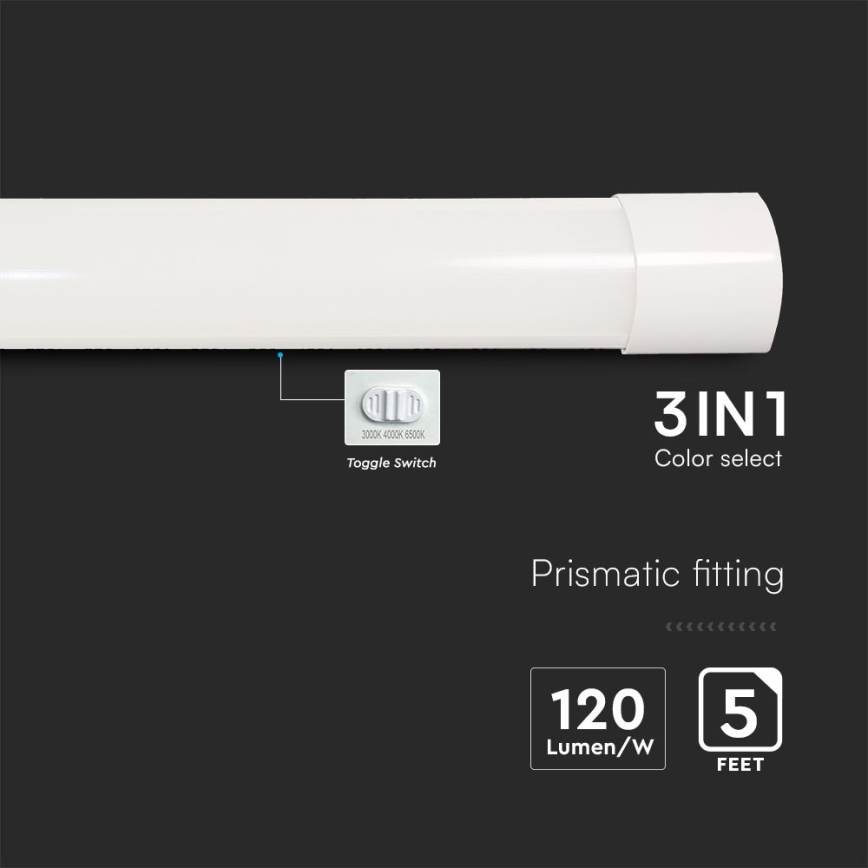 LED Lysrörsbelysning LED/50W/230V 3000/4000/6500K 146 cm