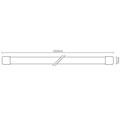 LED Lysrörsbelysning LED/72W/230V 4000K 120 cm