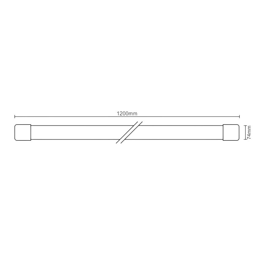 LED Lysrörsbelysning LED/72W/230V 4000K 120 cm