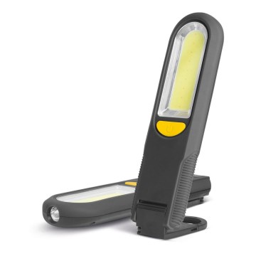 LED Magnetisk ficklampa LED/3W/3xAAA
