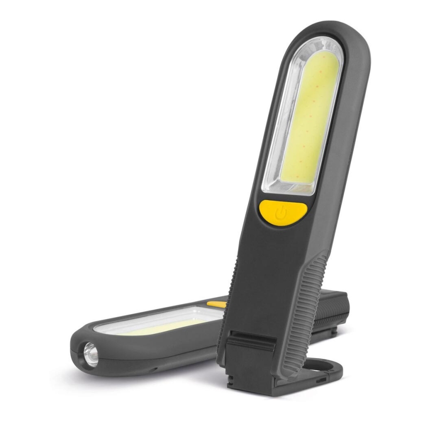 LED Magnetisk ficklampa LED/3W/3xAAA