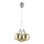 LED med upphängningsrem BALLS 3xLED/5W230V gyllene/matt krom