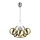 LED med upphängningsrem BALLS 6xLED/5W230V gyllene/matt krom
