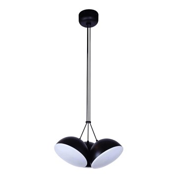 LED med upphängningsrem CROWD 3xLED/20W/230V svart