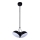 LED med upphängningsrem CROWD 3xLED/20W/230V svart