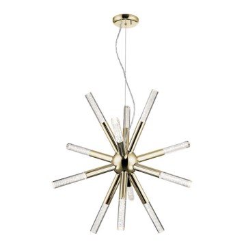 LED med upphängningsrem EIRENE 12xLED/5W/230V gyllene