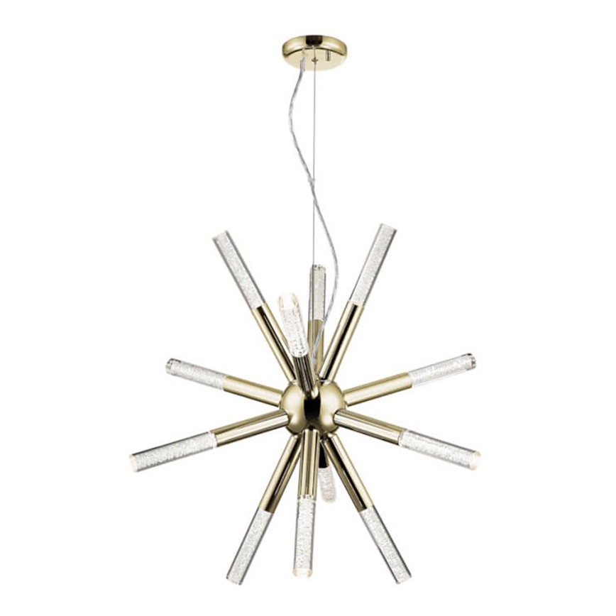 LED med upphängningsrem EIRENE 12xLED/5W/230V gyllene
