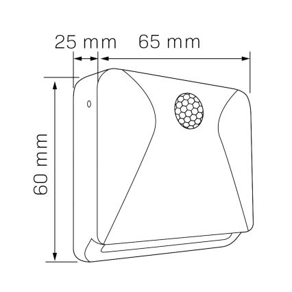 LED Möbelbelysning med en sensor LED/0,8W/4,5V 3xAAA vit
