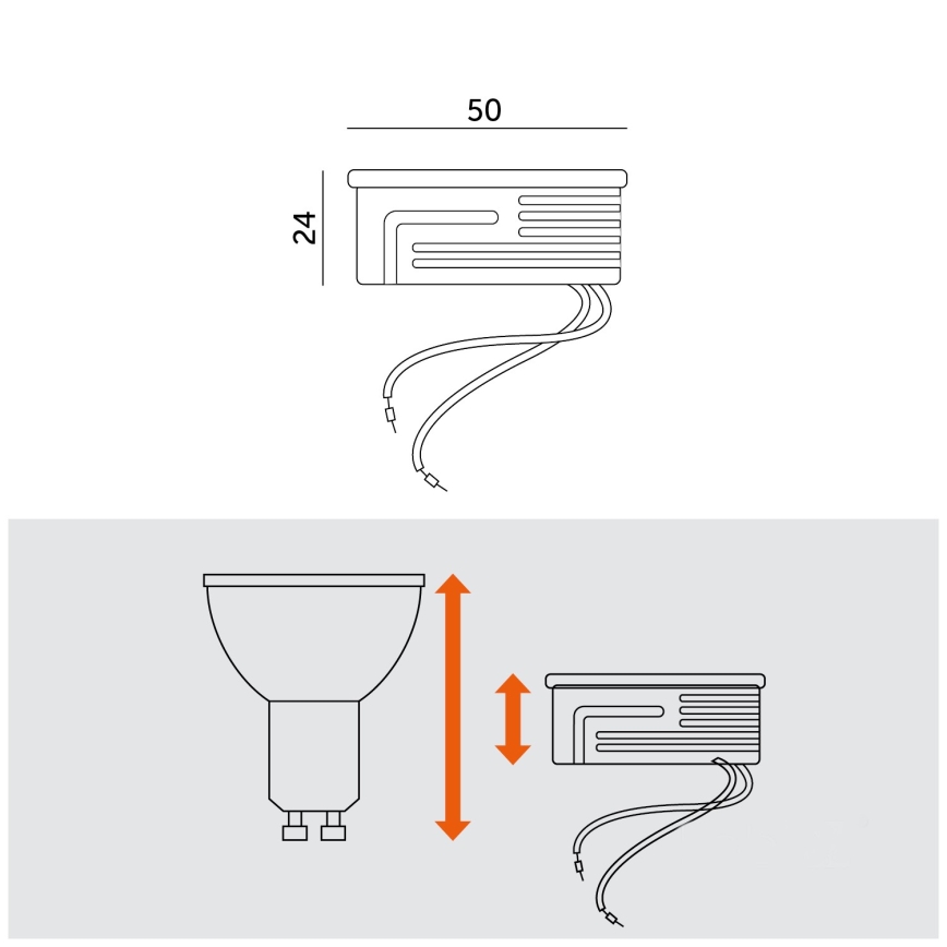 LED modul LED/6,5W/230V 3000K