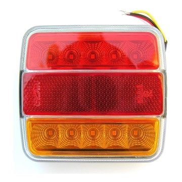 LED Multifunktionell baklykta MULTI LED/1,5W/12V IP65 röd/orange