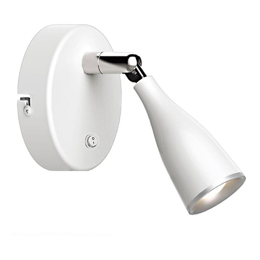 LED Nástěnná spotlight LED/4,5W/230V 3000K vit