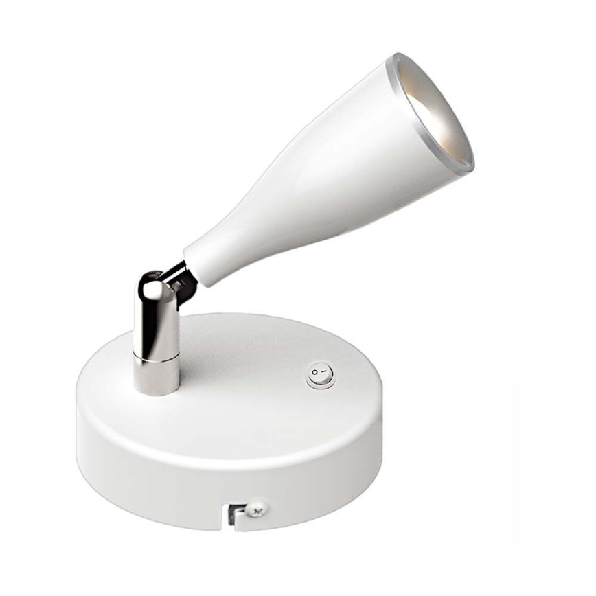 LED Nástěnná spotlight LED/4,5W/230V 3000K vit
