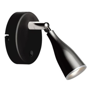 LED Nástěnná spotlight LED/4,5W/230V 4000K svart