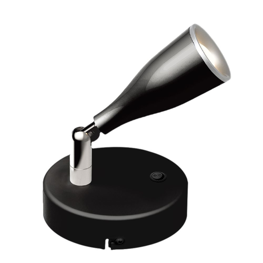 LED Nástěnná spotlight LED/4,5W/230V 4000K svart
