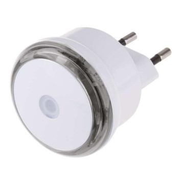 LED Nattlampa  för ett kontakt  med fotosensor 3xLED/0,5W/230V