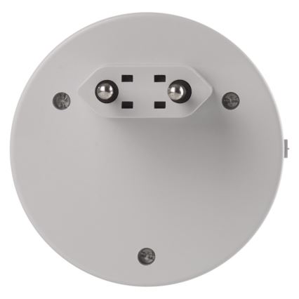 LED Nattlampa med en fotosensor för Uttag +2xUSB 3xLED/0,3W/230V