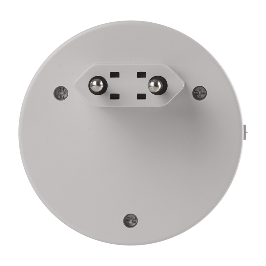 LED Nattlampa med en fotosensor för Uttag +2xUSB 3xLED/0,3W/230V
