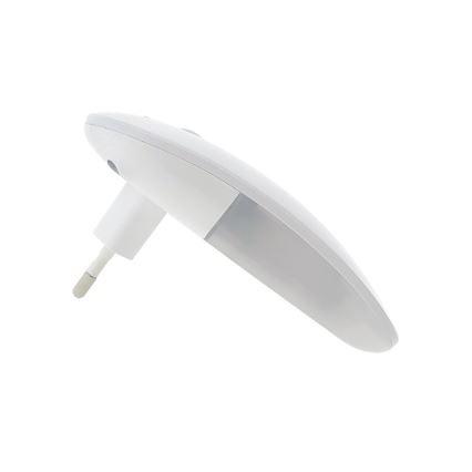 LED nattlampa med sensor LED/1W/230V vit