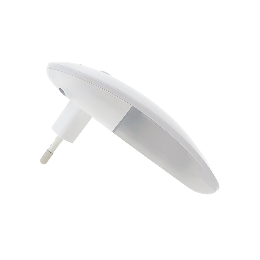 LED nattlampa med sensor LED/1W/230V vit