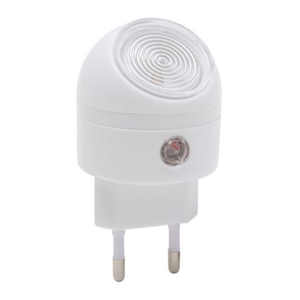 LED nattlampa  med skymningssensor  för ett kontakt  LED/1W/230V