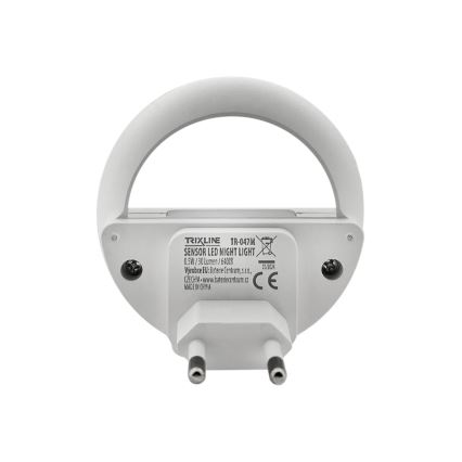 LED Nattlampa med skymningssensor LED/0,5W/230V vit