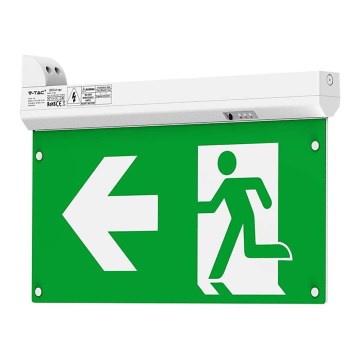 LED nödbelysning EMERGENCY EXIT LED/2,5W/230V 04.01.2001 6000K