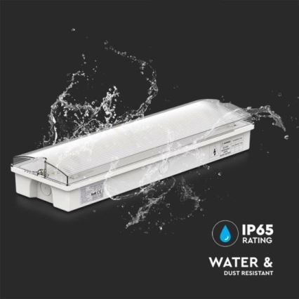 LED nödbelysning EMERGENCY EXIT LED/3W/230V 6400K IP65