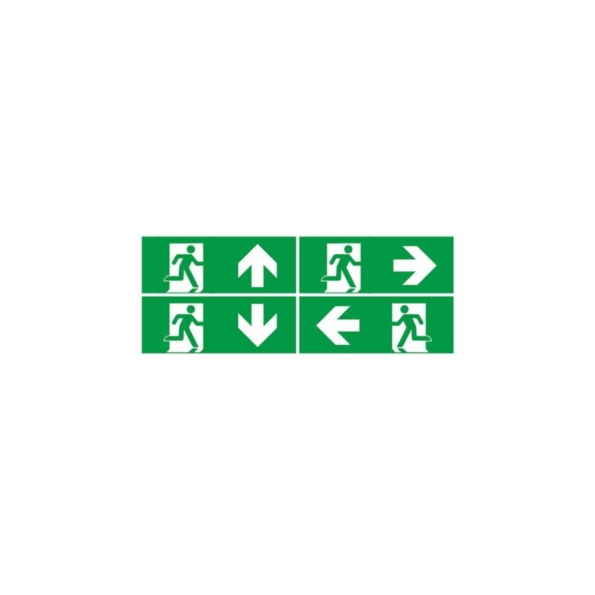 LED nödbelysning EMERGENCY EXIT LED/3W/230V 6400K IP65