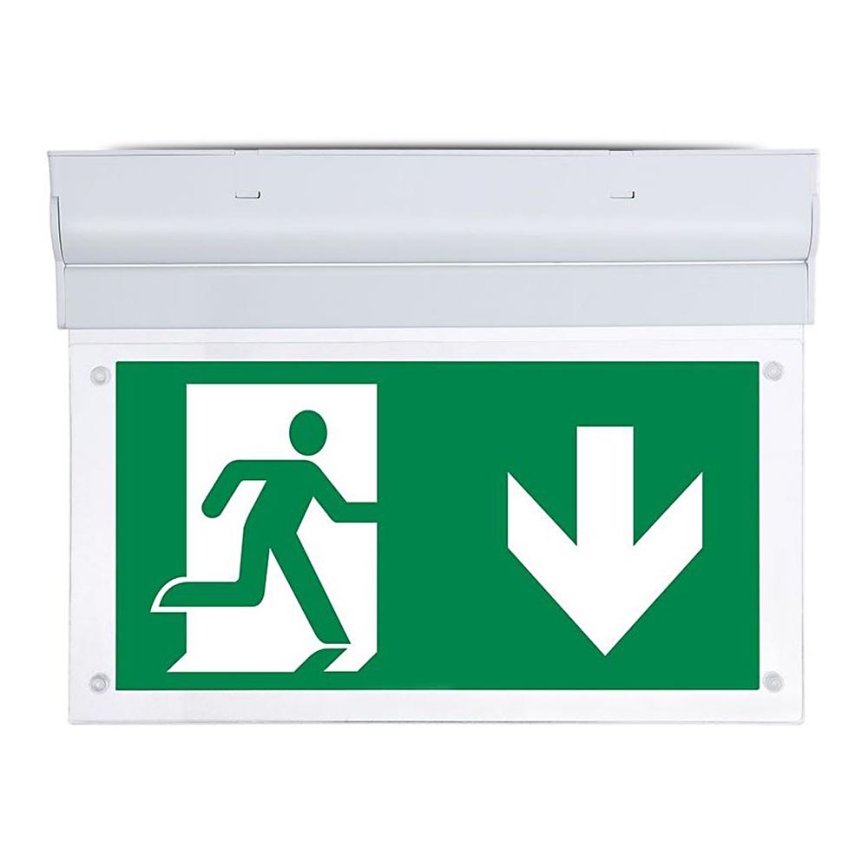 LED nödbelysning EMERGENCY EXIT SAMSUNG CHIP LED/2W/230V 6000K