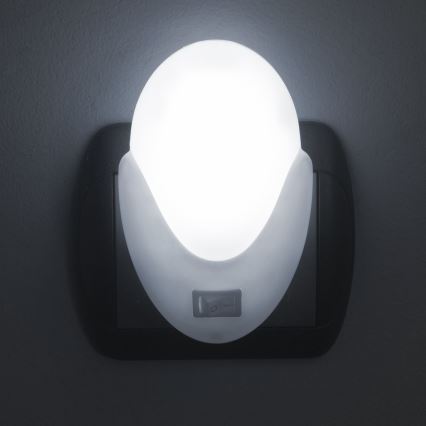 LED orienteringsbelysning för väggkontakt  LED/1W/230V