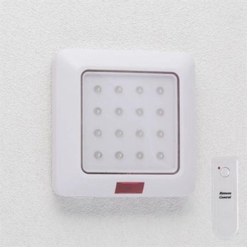 LED Orienteringslampa  LED/3xAA + fjärrkontroll