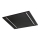 LED panel ALGINE LED/44W/230V 60x60 cm 4000K UGR<16 svart