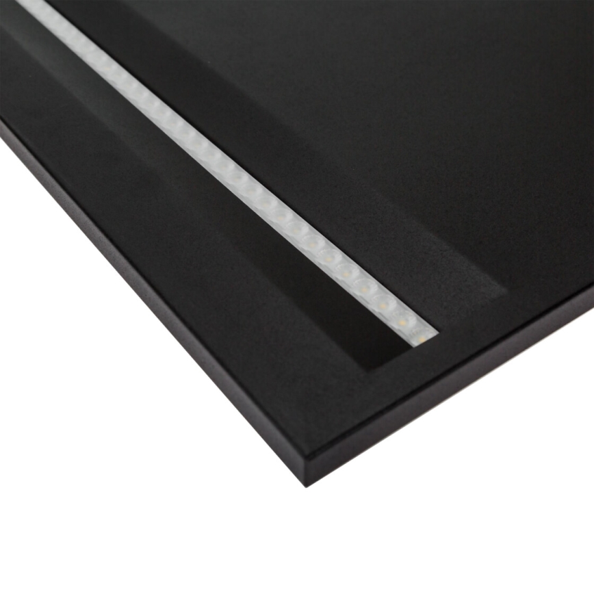 LED panel ALGINE LED/44W/230V 60x60 cm 4000K UGR16 svart