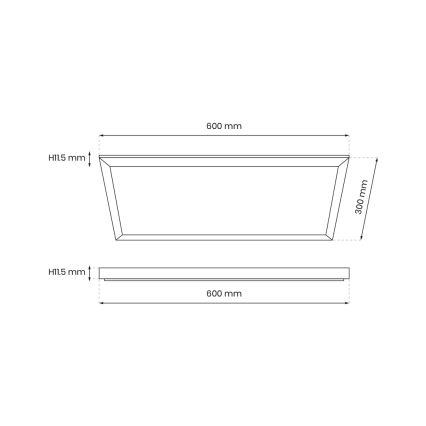 LED-panel LED/24W/230V 4000K