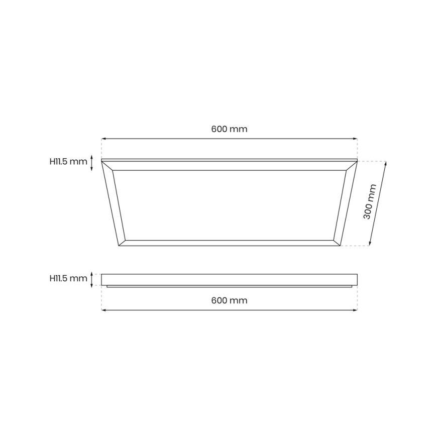 LED-panel LED/24W/230V 4000K