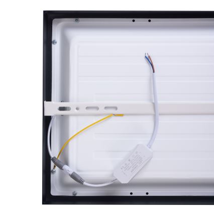 LED panel LED/36W/230V 4000K 30x60 cm svart
