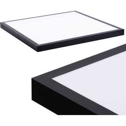 LED panel LED/60W/230V 4000K 60x60 cm svart